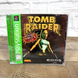 Tomb Raider Greatest Hits PlayStation 1 PS1 Game CIB Complete Manual Reg Tested